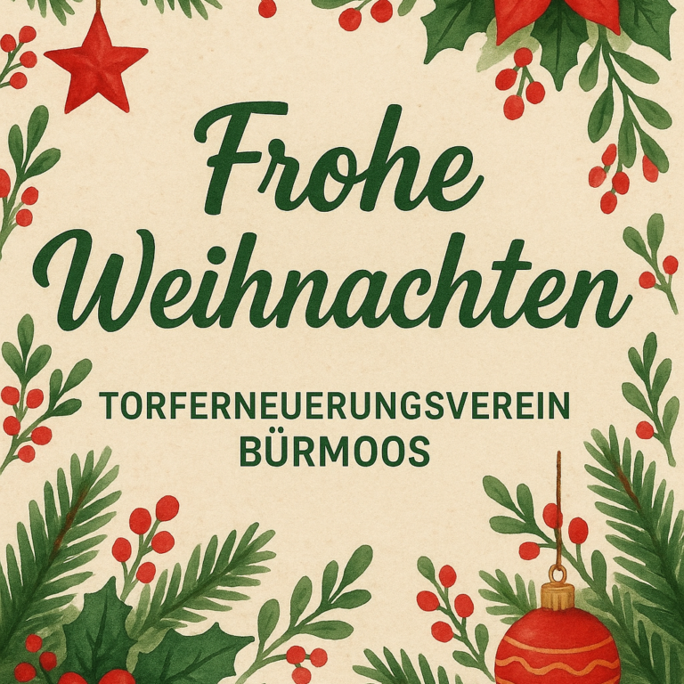 Eine schöne Weihnachtszeit und alles Gute für das Neue Jahr!