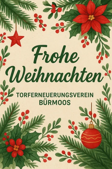 Eine schöne Weihnachtszeit und alles Gute für das Neue Jahr!